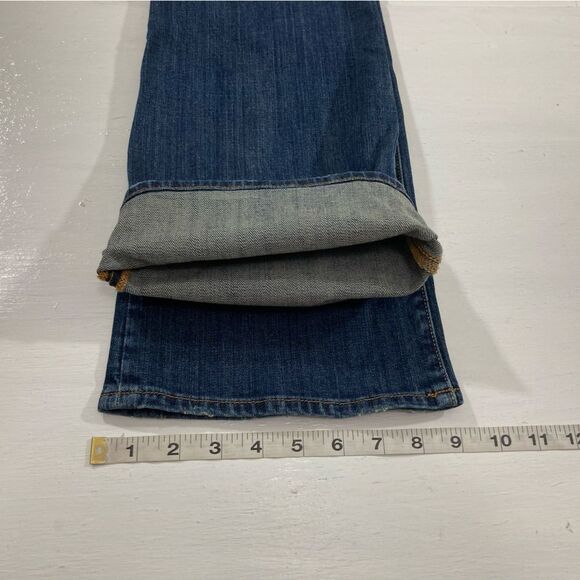 Lucky Brand Sweet N Low Jeans 4/27 Bootcut Blue Denim Y2K Western Casual - Picture 11 of 11